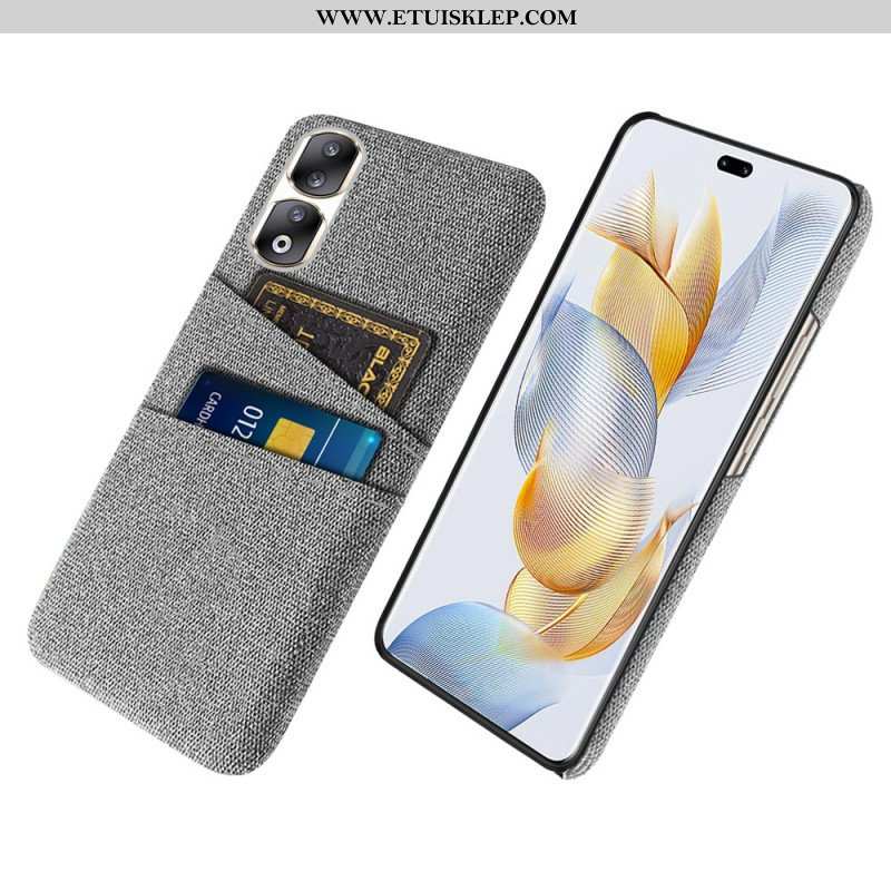 Etui do Honor 90 Pro Materiałowe Etui Na Karty